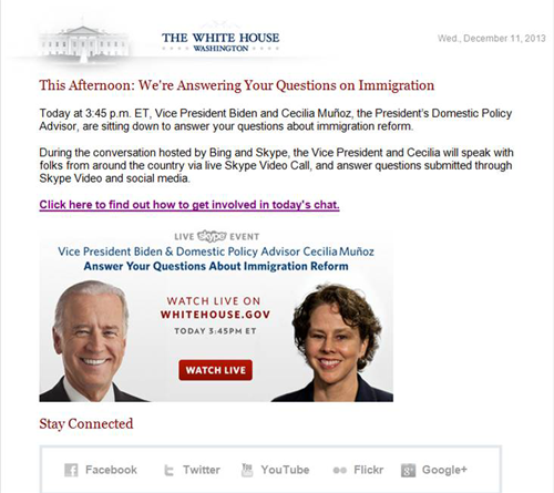Q&A on Immigration with Vice President Biden and Cecilia Muñoz