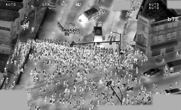Baltimore Drone Footage Protest targeting