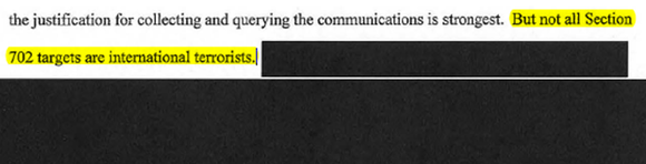 FOIA document redacted screenshot