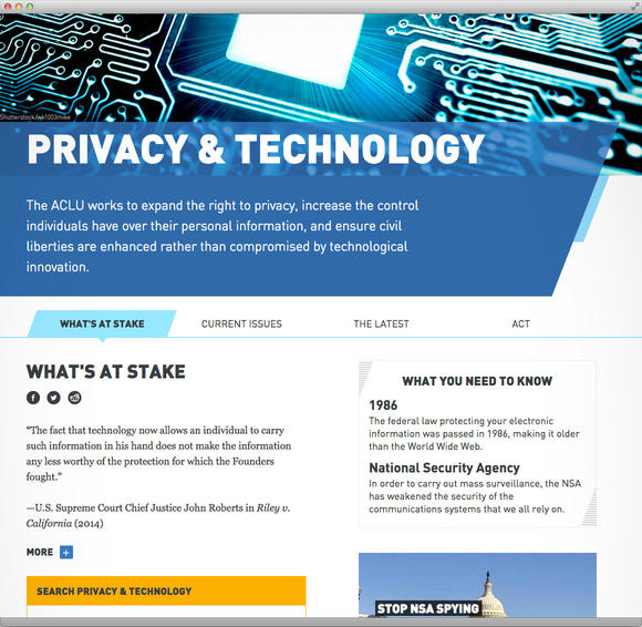 Privacy and Technology