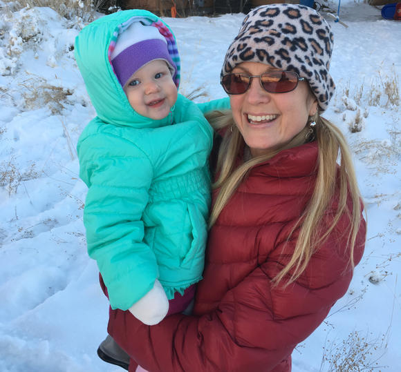 Jo Roby and her daughter