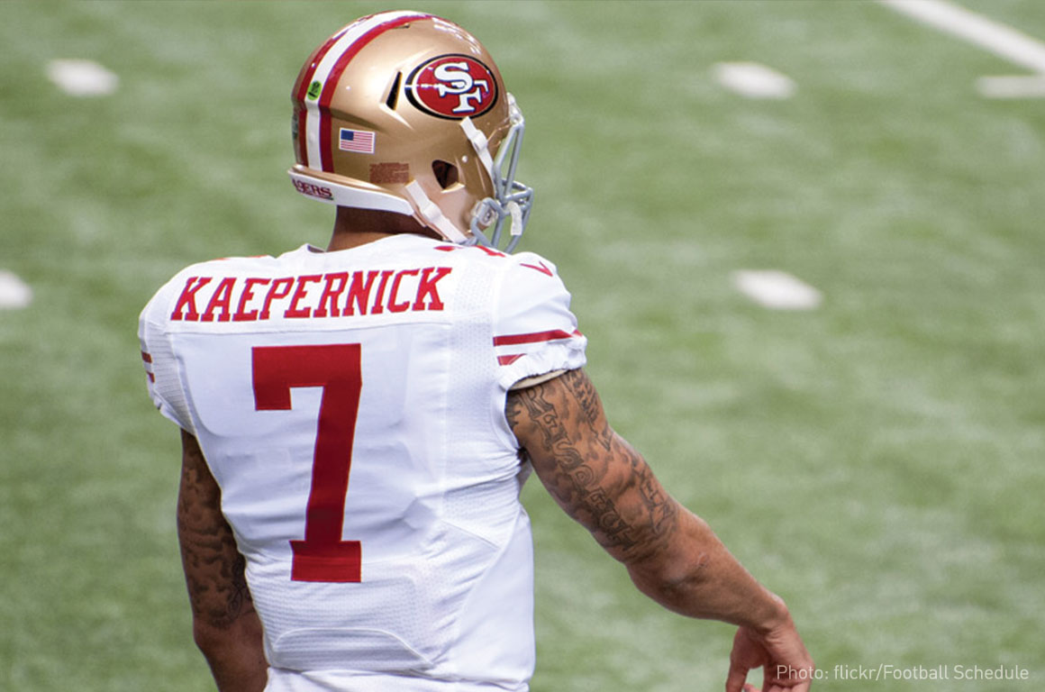 The San Francisco 49ers' Colin Kaepernick Kneeled So That We May All Stand  Taller