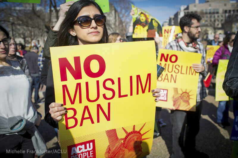 The Supreme Courts First Great Trump Test The Muslim Ban Aclu